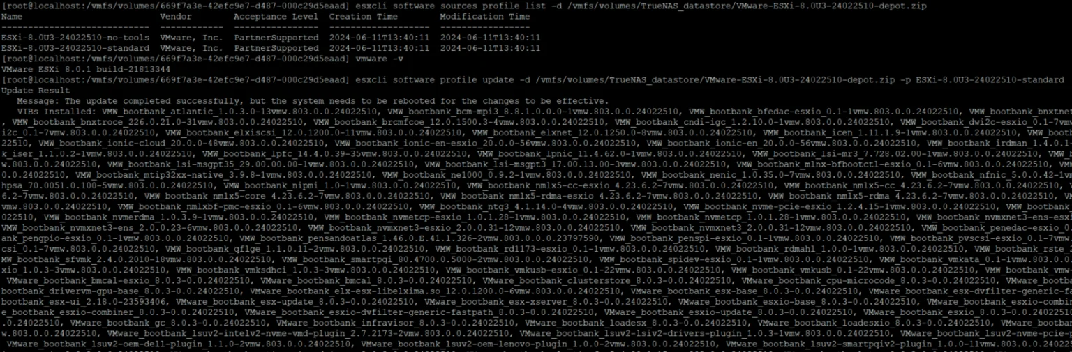ESXi升级教程 ESXi 8.0.1 升级到ESXi 8.0 U3