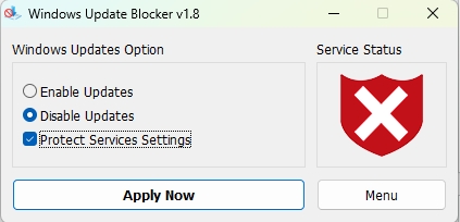 Windows 暂停更新设置工具